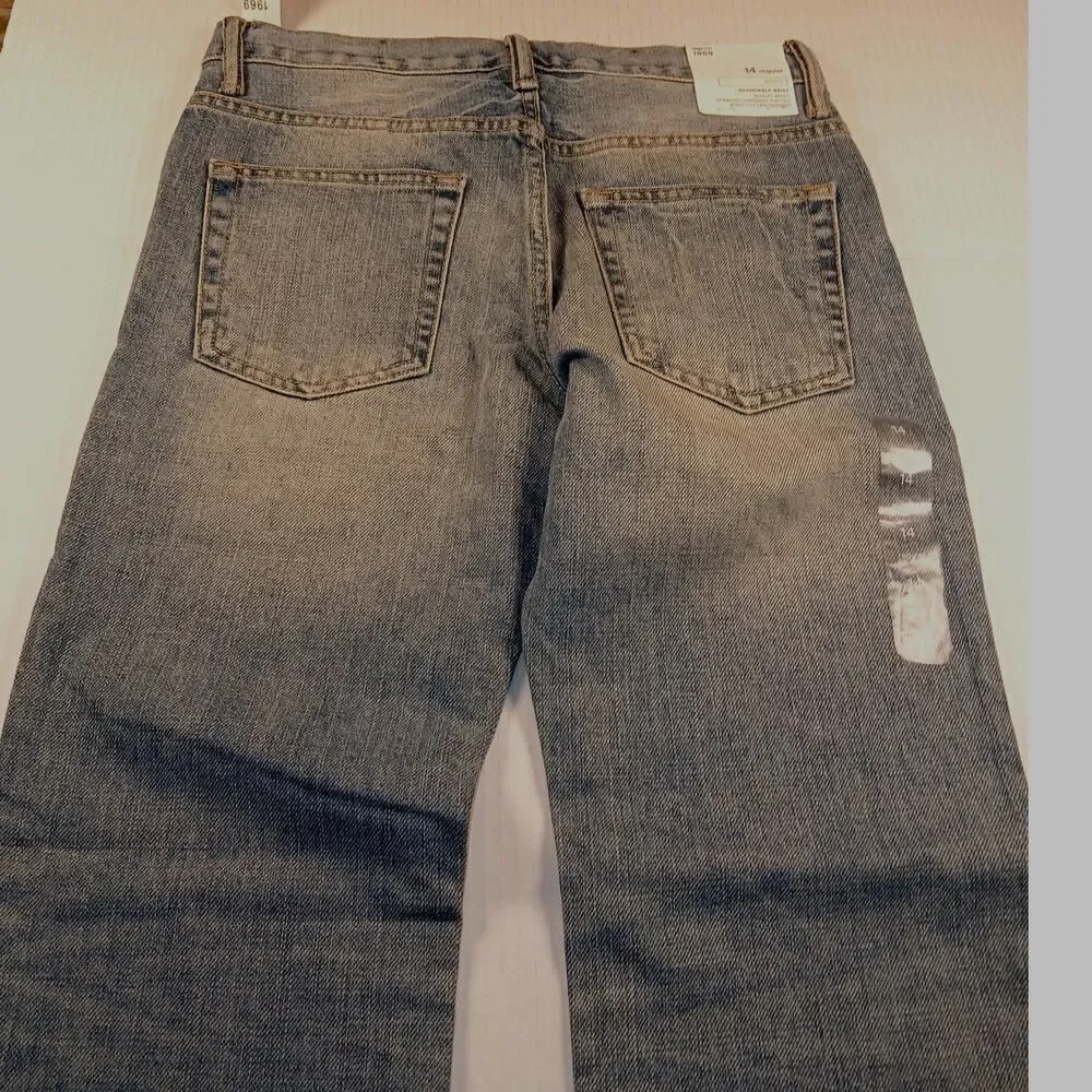 Gap Kids 1969 Boys New Blue Boot Cut Jeans - Size 14R